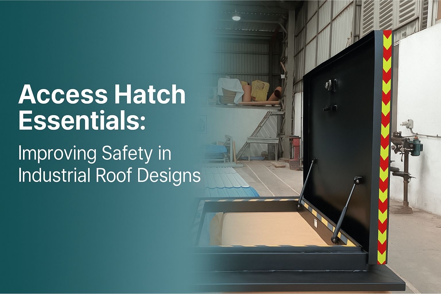 roof access hatch for metro station