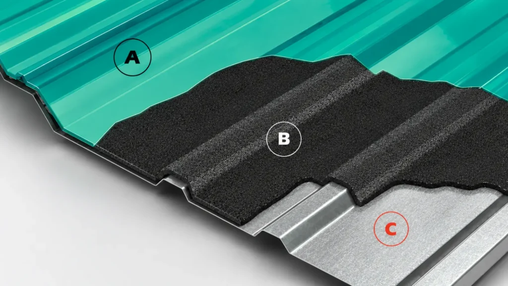 Single Skin Thermal Insulated Roofing Sheets